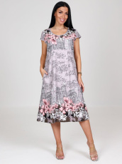 Изображение товара «Женское платье из кулирки «3523пл-102» арт 83488» из магазина «Ивановский-Текстиль.РФ»