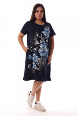 Изображение товара «Женская туника из кулирки «3227т01-101» арт 80197» из магазина «Ивановский-Текстиль.РФ»