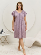 Изображение товара «Женская сорочка из кулирки «Эла [капучино]» арт 87374» из магазина «Ивановский-Текстиль.РФ»