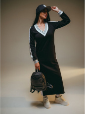 Изображение товара «Женское платье из футера с лайкрой пенье «Дебора [черный]» арт 85612» из магазина «Ивановский-Текстиль.РФ»