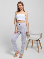 Изображение товара «Женские брюки из кулирки «Чиа-4 [голубой]» арт 85330» из магазина «Ивановский-Текстиль.РФ»