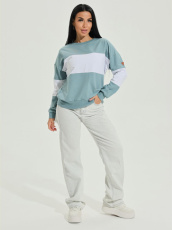 Изображение товара «Посл размер Женский свитшот из футера с лайкрой пенье «Келли (маренго)» арт 88275» из магазина «Ивановский-Текстиль.РФ»