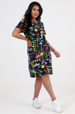 Изображение товара «Женская туника из кулирки «2243т-101» арт 80076» из магазина «Ивановский-Текстиль.РФ»