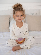 Изображение товара «Пижама для девочки (футболка+брюки) из интерлока «Смородинка» арт 86752» из магазина «Ивановский-Текстиль.РФ»