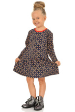 Изображение товара «Платье для девочки из футера «Гуси» арт 73783» из магазина «Ивановский-Текстиль.РФ»