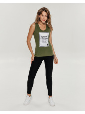 Изображение товара «Женская майка из кулирки «Дюна [хаки]» арт 87719» из магазина «Ивановский-Текстиль.РФ»