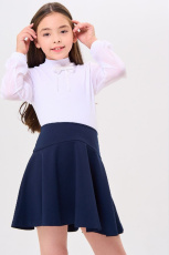 Изображение товара «Блузка для девочки из кулирки с лайкрой «Шарлотта» арт 73751» из магазина «Ивановский-Текстиль.РФ»