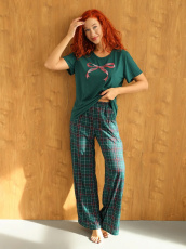 Изображение товара «Женский костюм (футболка+брюки) из бамбука «2241/1» арт 86632» из магазина «Ивановский-Текстиль.РФ»