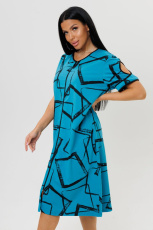 Изображение товара «Женский халат (на молнии) из кулирки «2181/1» арт 85238» из магазина «Ивановский-Текстиль.РФ»