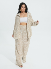 Изображение товара «Женский костюм (рубашка+брюки) из муслина «Дива [бежевый]» арт 71984» из магазина «Ивановский-Текстиль.РФ»