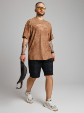 Изображение товара «Мужская футболка из кулирки «Сидней-5 [коричневый]» арт 85059» из магазина «Ивановский-Текстиль.РФ»