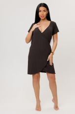 Изображение товара «Женский халат (на запах с поясом) из трикотажной лапши «2270/3» арт 89502» из магазина «Ивановский-Текстиль.РФ»