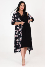 Изображение товара «Женский пеньюар из вискозы «3258пнс04-102» арт 80032» из магазина «Ивановский-Текстиль.РФ»