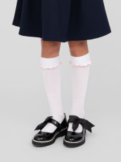 Изображение товара «Набор детских гольфов (3 пар) «С2603 [белый/розовый]» арт 85790» из магазина «Ивановский-Текстиль.РФ»