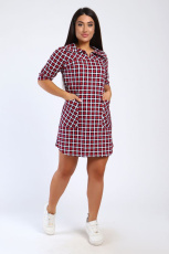 Изображение товара «Женская туника из кулирки «85027» арт 71880» из магазина «Ивановский-Текстиль.РФ»