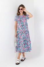 Изображение товара «Женское платье из кулирки пенье «Оазис-1 [розовый]» арт 82654» из магазина «Ивановский-Текстиль.РФ»