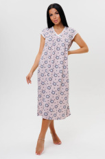 Изображение товара «Посл размер Женская сорочка из кулирки «2054/2 (сухая роза)» арт 87487» из магазина «Ивановский-Текстиль.РФ»