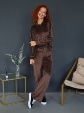 Изображение товара «Женский костюм (кофта+брюки) из велюра «2228/1» арт 86248» из магазина «Ивановский-Текстиль.РФ»