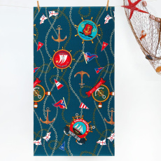 Изображение товара «Полотенце из вафельного полотна «Яхт-клуб» арт 81954» из магазина «Ивановский-Текстиль.РФ»