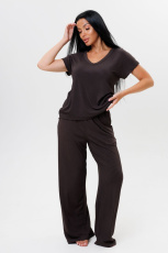 Изображение товара «Женский костюм (футболка+брюки) из трикотажной лапши «2217/3» арт 87817» из магазина «Ивановский-Текстиль.РФ»