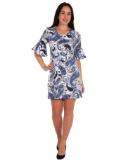 Изображение товара «Женское платье из кулирки с лайкрой пенье «Интуиция» арт 83470» из магазина «Ивановский-Текстиль.РФ»