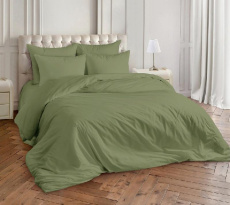 Изображение товара «Пододеяльник из поплина «Олива» арт 87873» из магазина «Ивановский-Текстиль.РФ»