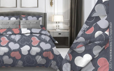 Изображение товара «Постельное бельё из бязи «Романтика-205» арт 87916» из магазина «Ивановский-Текстиль.РФ»