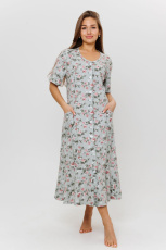 Изображение товара «Женский халат (на пуговицах) из кулирки «1934» арт 86650» из магазина «Ивановский-Текстиль.РФ»