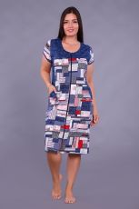 Изображение товара «Женский халат (на молнии) из кулирки «24891» арт 53526» из магазина «Ивановский-Текстиль.РФ»