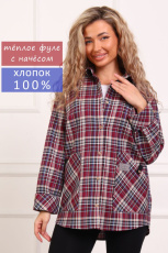 Изображение товара «Женская рубашка из фуле «1094» арт 86516» из магазина «Ивановский-Текстиль.РФ»