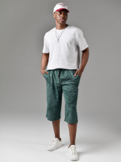 Изображение товара «Мужские шорты из кулирки «Штиль-3 [зеленый]» арт 85066» из магазина «Ивановский-Текстиль.РФ»