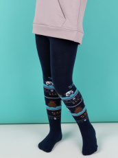 Изображение товара «Набор колготок для девочки (3 шт) «С885 [синий]» арт 75699» из магазина «Ивановский-Текстиль.РФ»