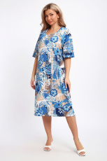 Изображение товара «Женское платье из кулирки «51206» арт 87585» из магазина «Ивановский-Текстиль.РФ»