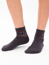 Изображение товара «Набор детских носков (5 пар) «С744 [серый]» арт 75491» из магазина «Ивановский-Текстиль.РФ»