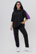 Изображение товара «Женский костюм (футболка+брюки) из кулирки с лайкрой «2123/1» арт 83432» из магазина «Ивановский-Текстиль.РФ»