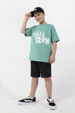 Изображение товара «Футболка для мальчика из кулирки с лайкрой «Леон-3 [зеленый]» арт 83852» из магазина «Ивановский-Текстиль.РФ»