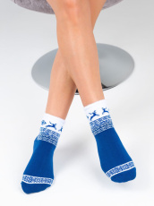 Изображение товара «Набор женских носков (5 пар) «С671 [синий]» арт 74696» из магазина «Ивановский-Текстиль.РФ»