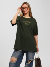 Изображение товара «Женская футболка из кулирки «Фрегат [хаки]» арт 85048» из магазина «Ивановский-Текстиль.РФ»