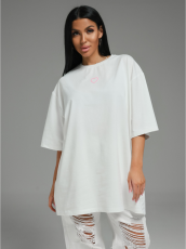 Изображение товара «Женская футболка из кулирки пенье «Марта [белый]» арт 83263» из магазина «Ивановский-Текстиль.РФ»