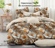 Изображение товара «Постельное бельё из поплина «Нежность» арт 89320» из магазина «Ивановский-Текстиль.РФ»