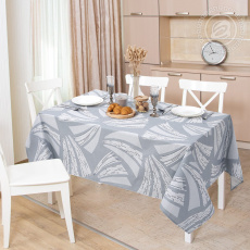 Изображение товара «Скатерть из рогожки «Жемчуг» арт 81705» из магазина «Ивановский-Текстиль.РФ»