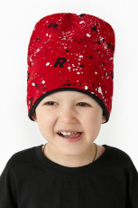Изображение товара «Шапка для мальчика из футера «Red» арт 73818» из магазина «Ивановский-Текстиль.РФ»
