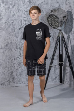 Изображение товара «Костюм для мальчика из кулирки «Эверест-2 [черный]» арт 72662» из магазина «Ивановский-Текстиль.РФ»