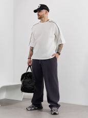 Изображение товара «Мужские брюки из пике «Интер-2 [графитовый]» арт 89469» из магазина «Ивановский-Текстиль.РФ»