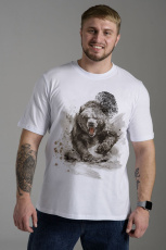 Изображение товара «Мужская футболка из кулирки «8593» арт 87951» из магазина «Ивановский-Текстиль.РФ»