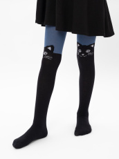 Изображение товара «Набор колготок для девочки (3 шт) «С1801 [джинс]» арт 75667» из магазина «Ивановский-Текстиль.РФ»