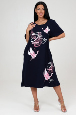 Изображение товара «Женская туника из кулирки «2027т01-101» арт 80150» из магазина «Ивановский-Текстиль.РФ»