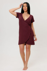 Изображение товара «Женский халат (на запах с поясом) из вискозы «2278/2» арт 89500» из магазина «Ивановский-Текстиль.РФ»