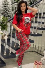 Изображение товара «Женский костюм (футболка+брюки) из кулирки «9091» арт 55067» из магазина «Ивановский-Текстиль.РФ»