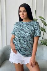 Изображение товара «Женская футболка из кулирки «9066» арт 42201» из магазина «Ивановский-Текстиль.РФ»